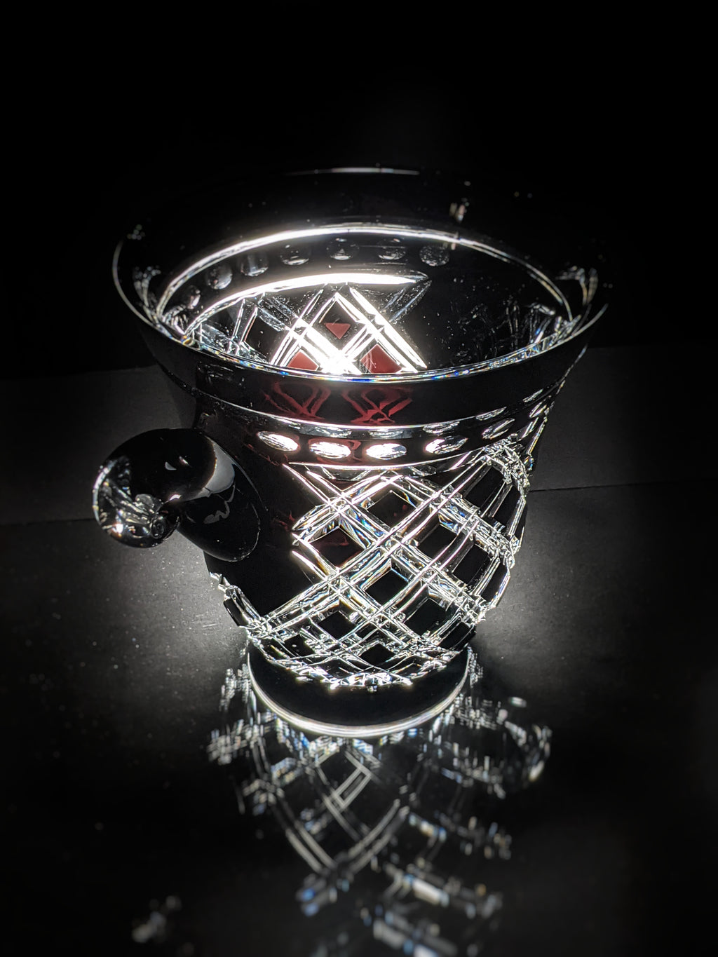 Black Crystal Champagne Ice bucket without  the original box