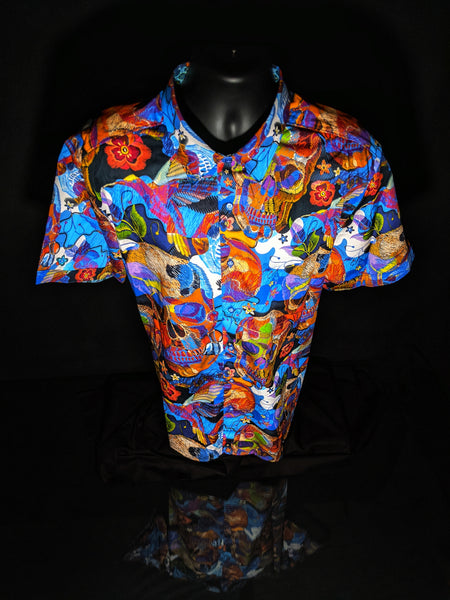 Robert Graham - Colorful Short Sleeve - Men's  3XL Button Down Classic Fit