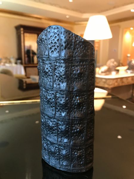 Brizard and Co The Luxury Eyewear Stand - Genuine Black Caiman