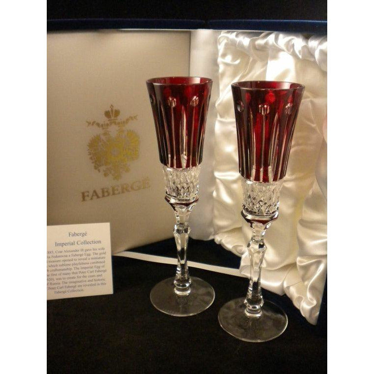 Faberge Xenia Champoagne Flutes
