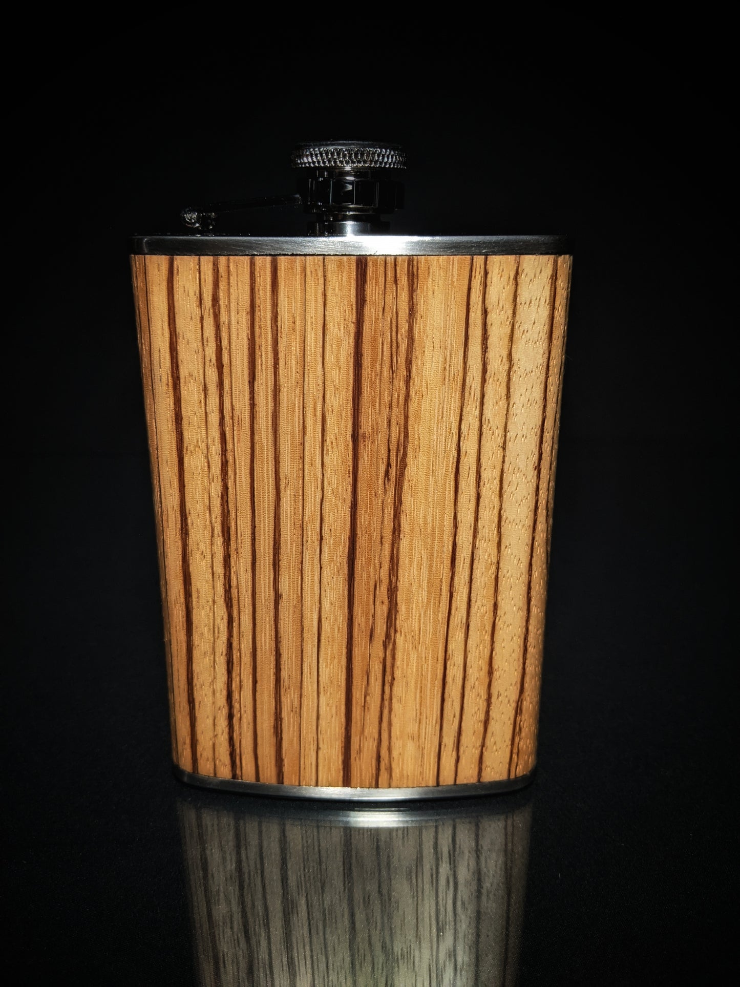 Brizard and Co. The 8 oz Flask - Zebrawood