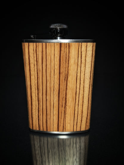 Brizard and Co. The 8 oz Flask - Zebrawood