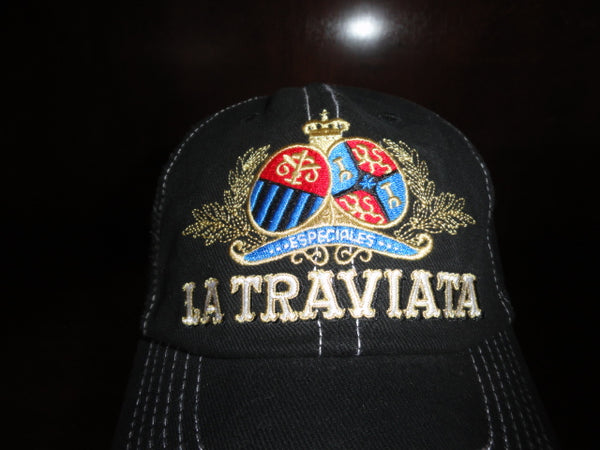 CAO LA TRAVIATA BLACK  LOGO  CAP NEW