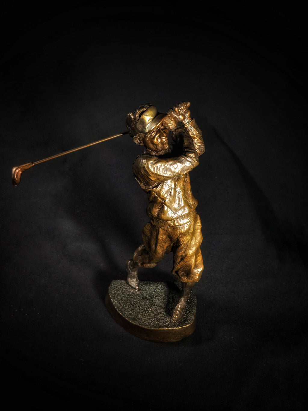 Mark Hopkins Golf Series "Fairway" Bronze Sculpture — Made in USA