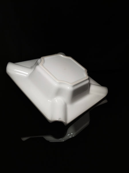 Large Ceramic Cigar Ashtray 9" Square