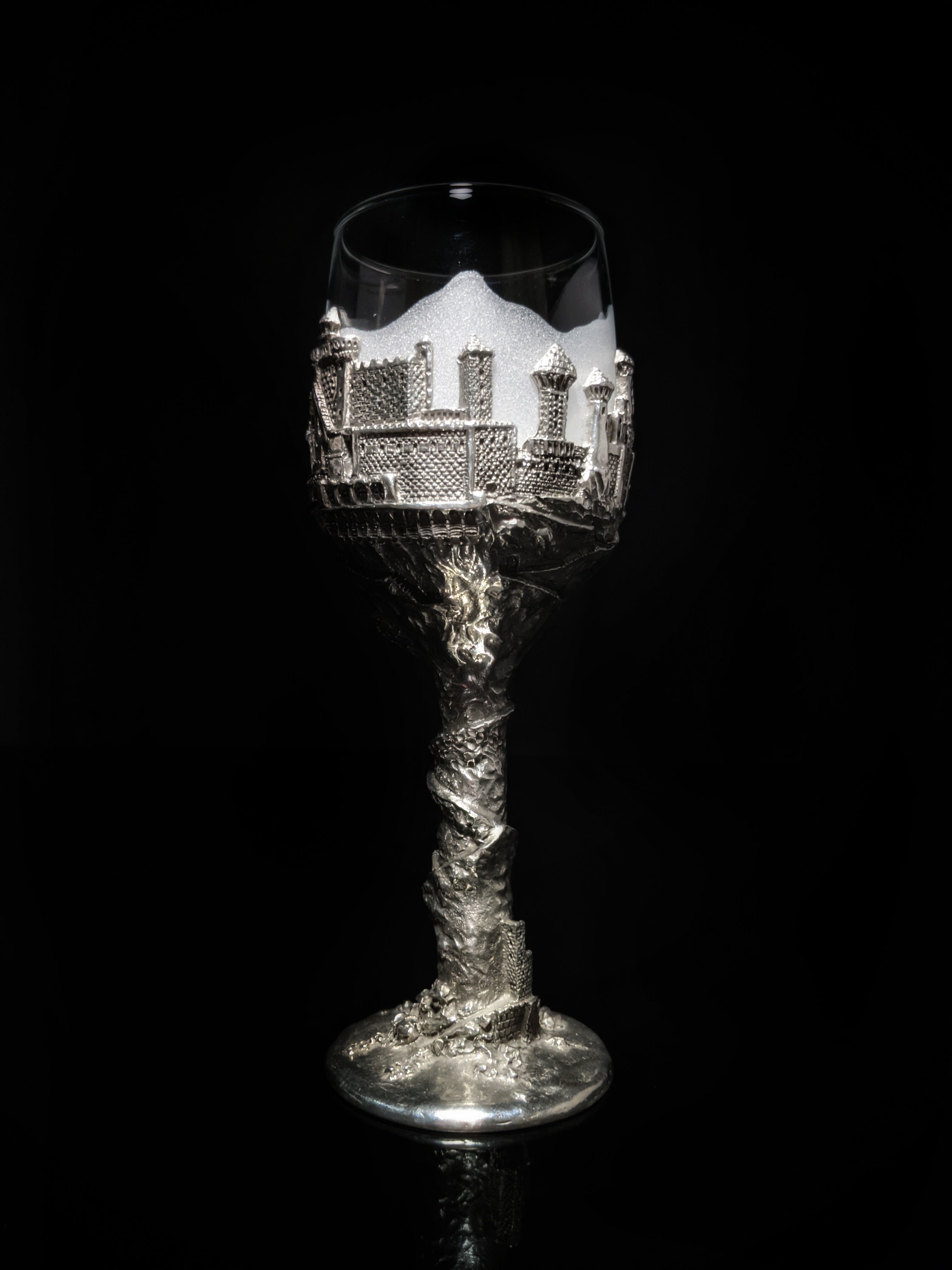 Royal Selangor Lord of Rings " City of Tirion" Wine Glass