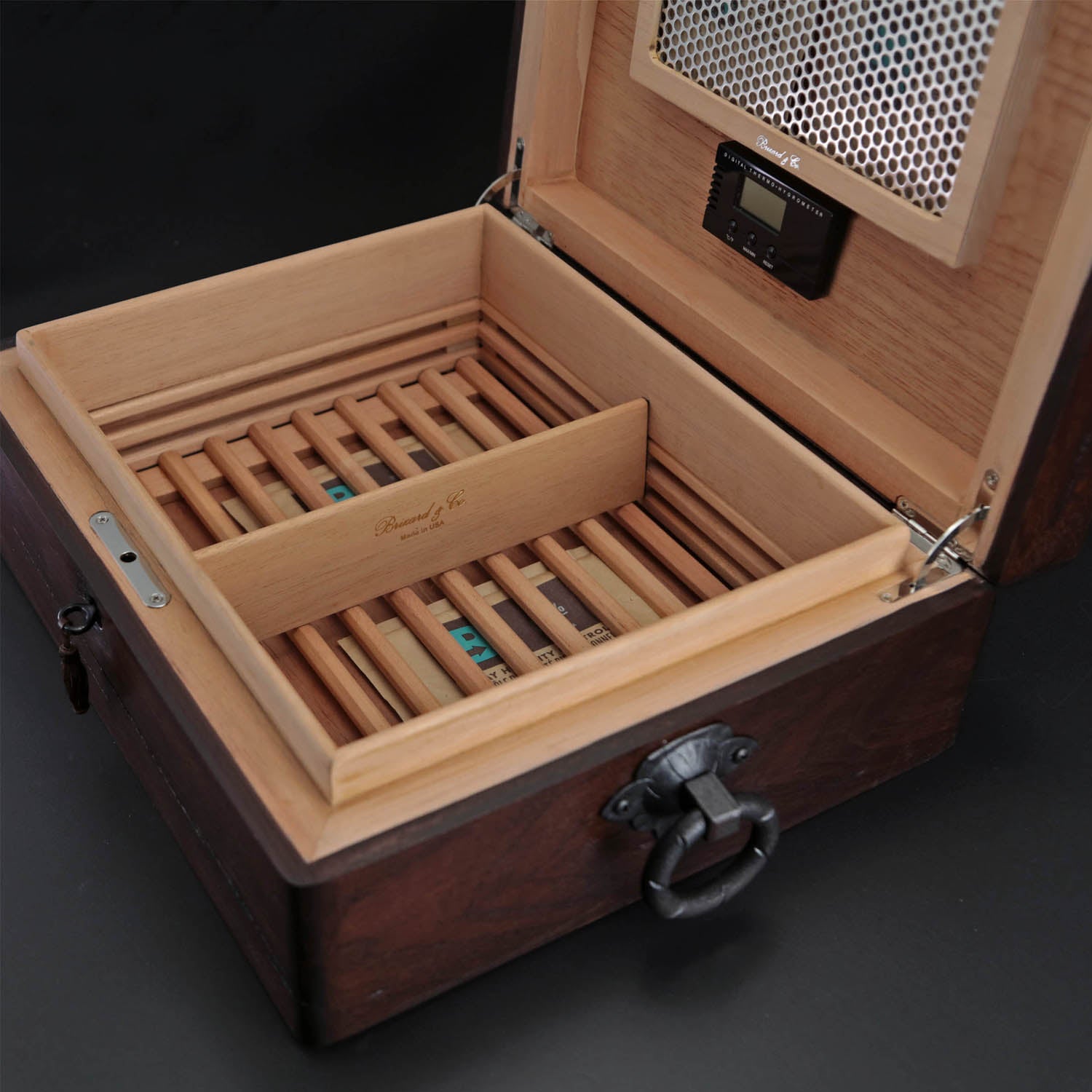 Brizard & Co " Airflow " Humidor 60 /70 count Hacienda NIB