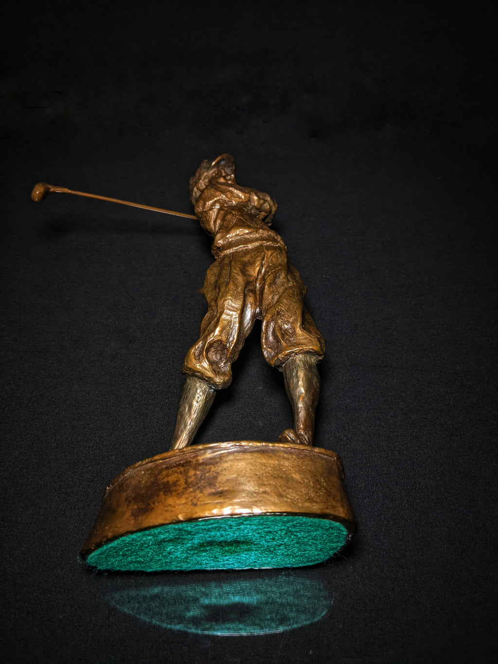 Mark Hopkins Golf Series "Fairway" Bronze Sculpture — Made in USA