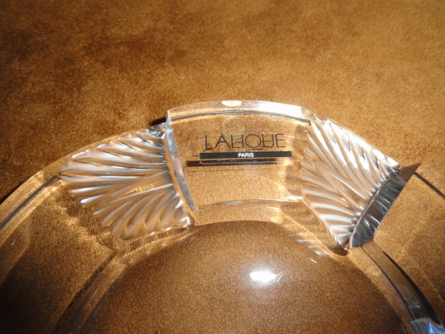 Lalique Crystal Cuba Ashtray NIB