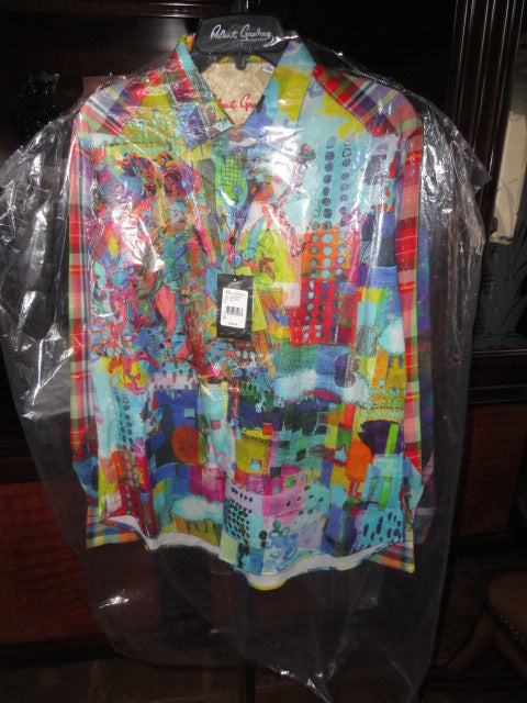 Robert Graham Urban Dreams Medium Size Long Sleeve Shirt New with Tags