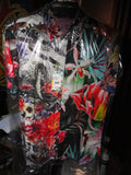 Robert Graham Biscayne Colorful Short Sleeve  2XL Size Shirt