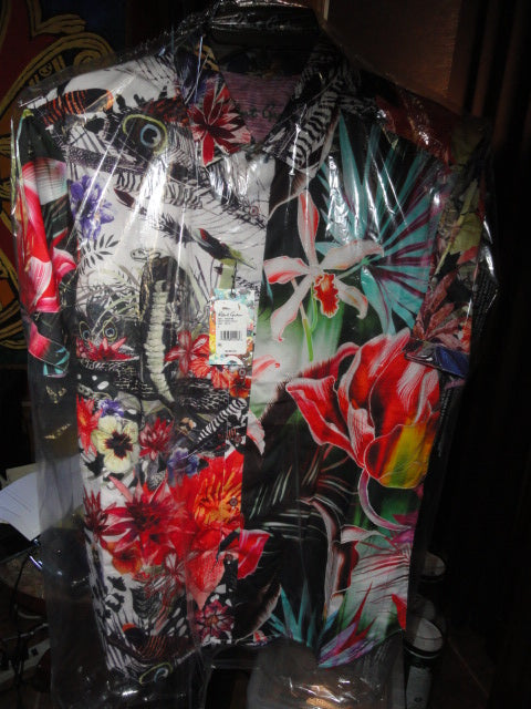 Robert Graham Biscayne Colorful Short Sleeve Shirt - Medium