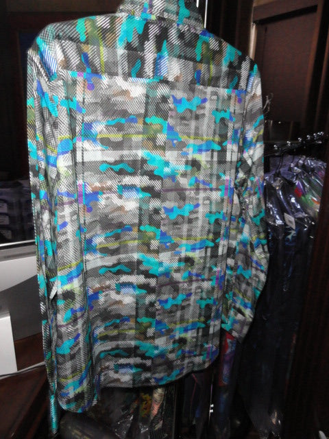 Robert Graham Hydroflauge Colorful Long Sleeve Shirt - Medium