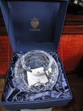 Faberge Pine Cone Crystal Rose Bowl in the original box