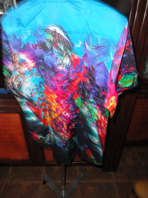 Robert Graham Aberdare Short Sleeve Shirt Medium Size