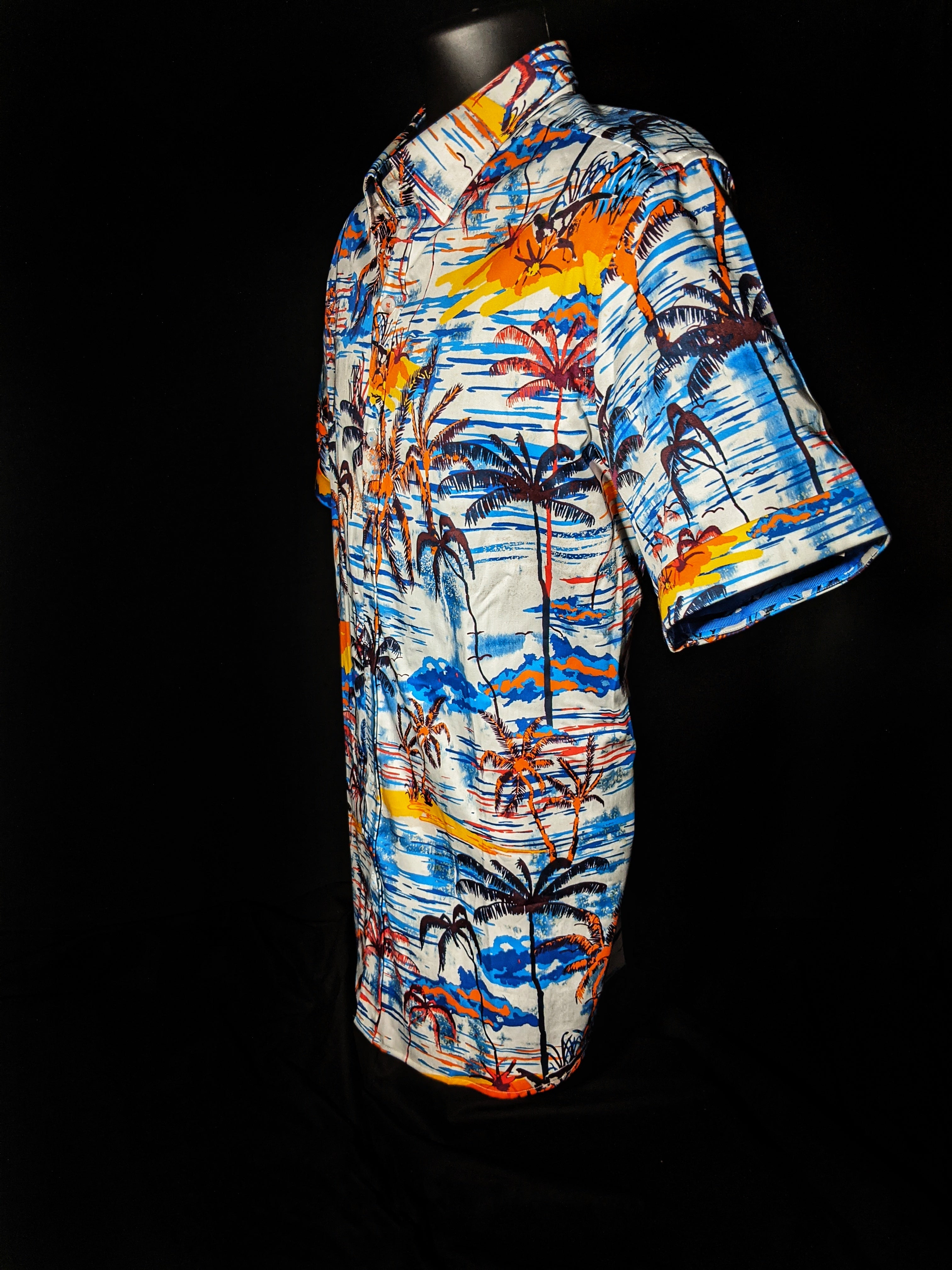 Robert Graham Paradise Park  Short Sleeve Shirt X-Large Size