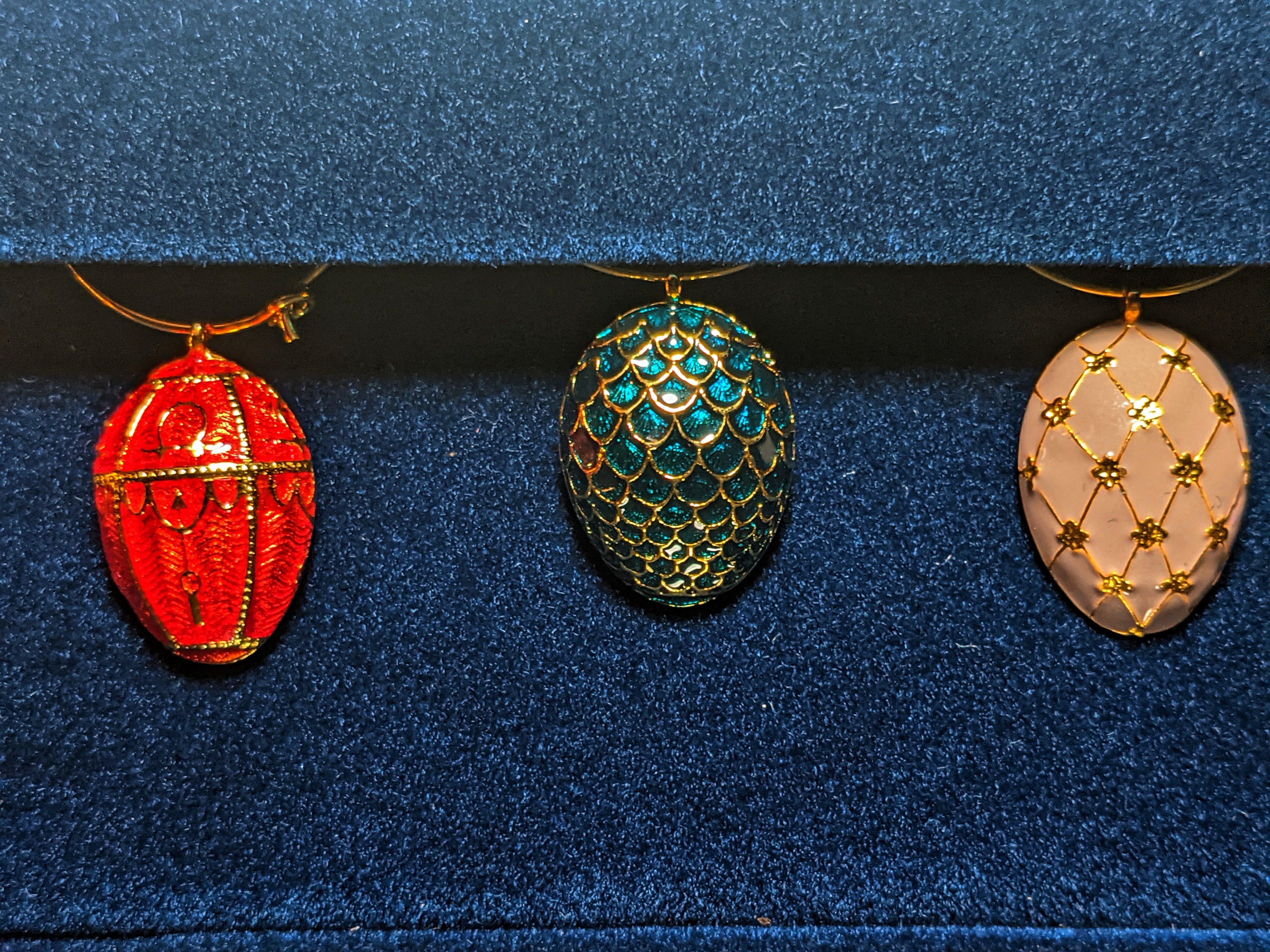 Faberge Wine Glass Charm Set of 6