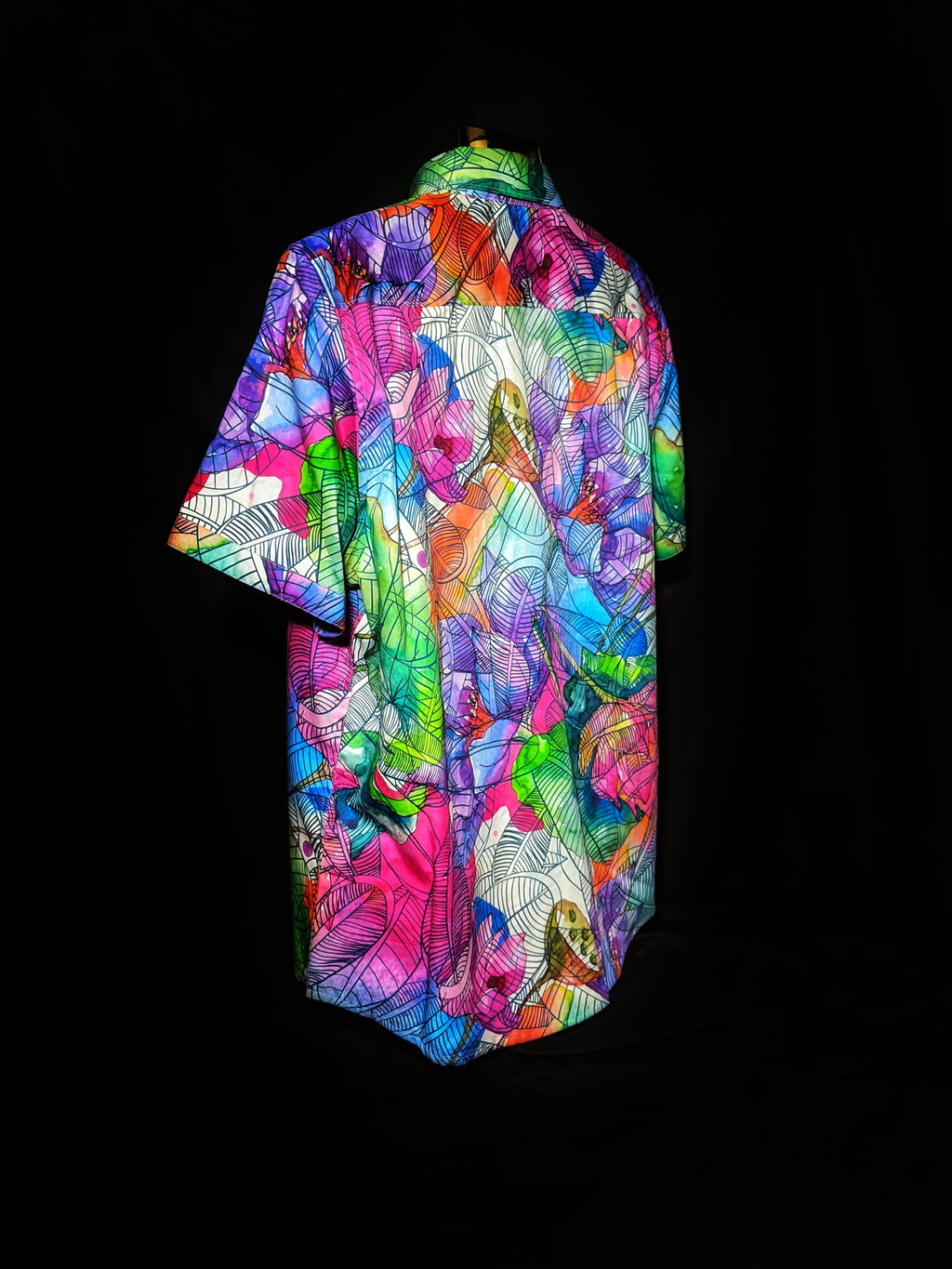 Robert Graham Rose Hill Short Sleeve Shirt Size Medium