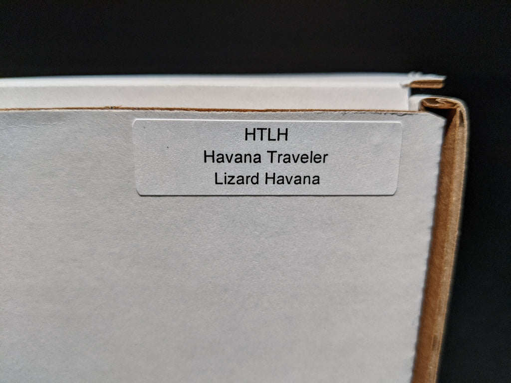 Brizard and Co. Havana Traveler - Tan Lizard  Leather