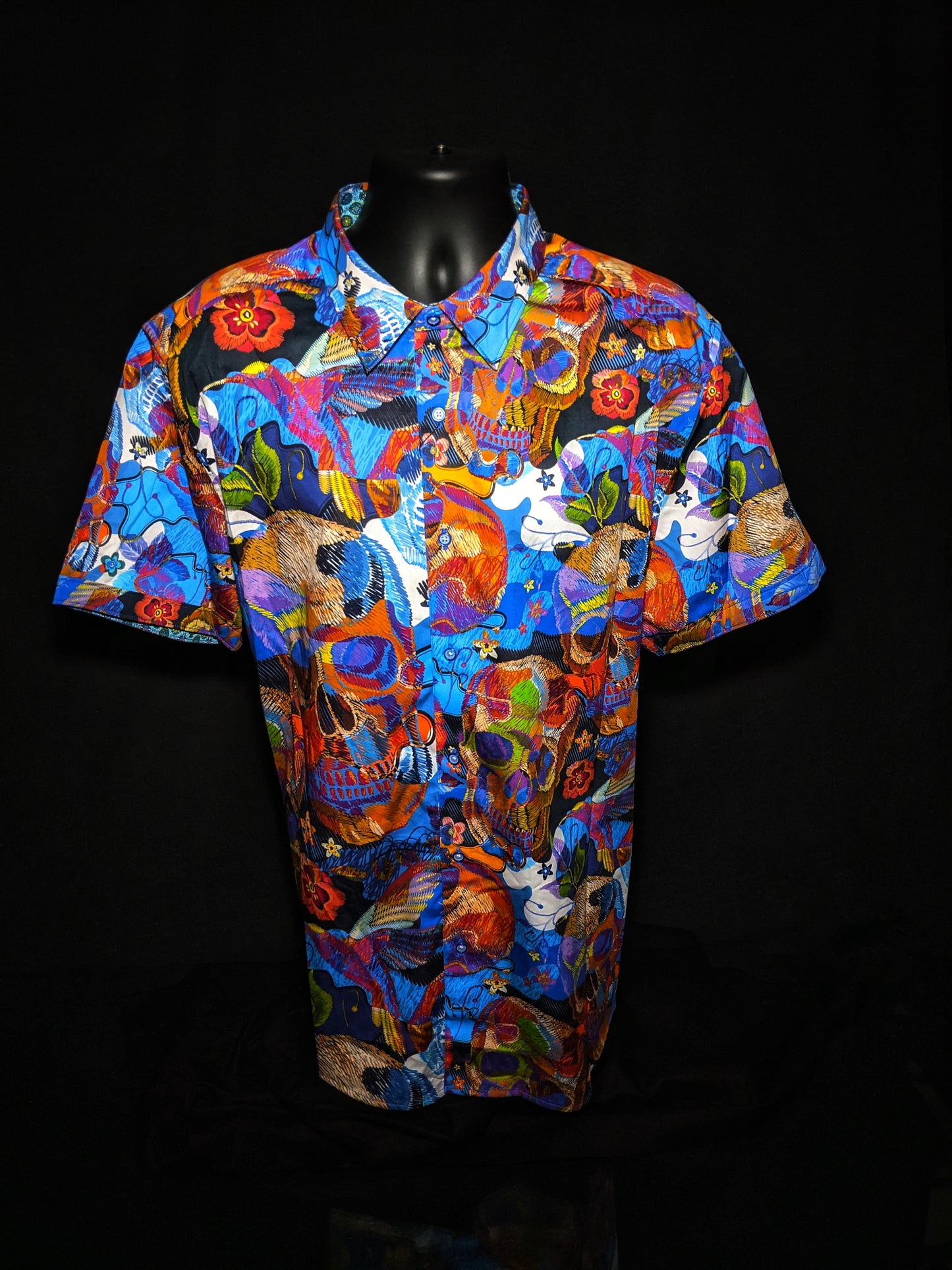 Robert Graham - Colorful Short Sleeve - Men's  3XL Button Down Classic Fit