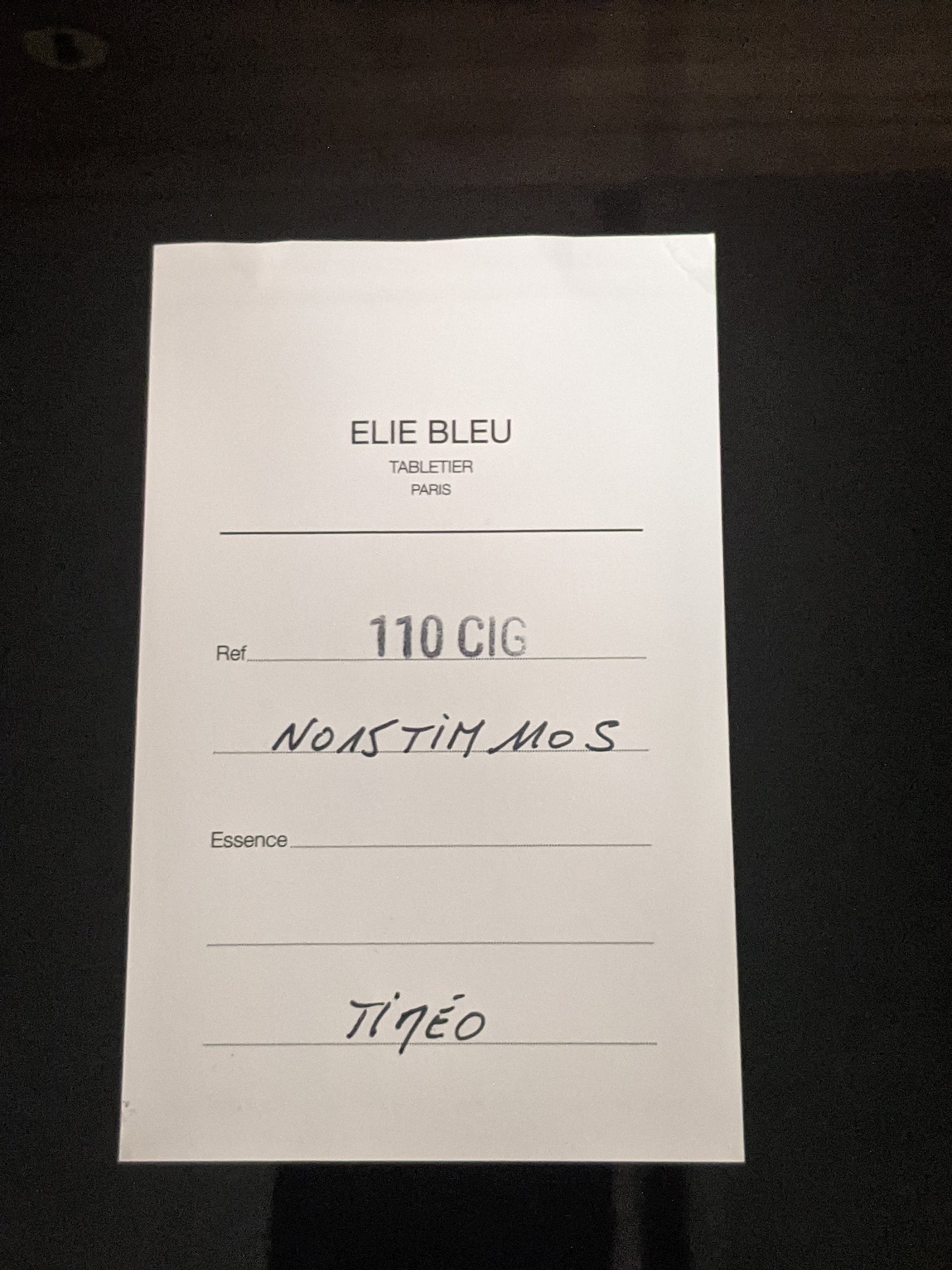 Elie Bleu Tineo Wood Humidor 110 count