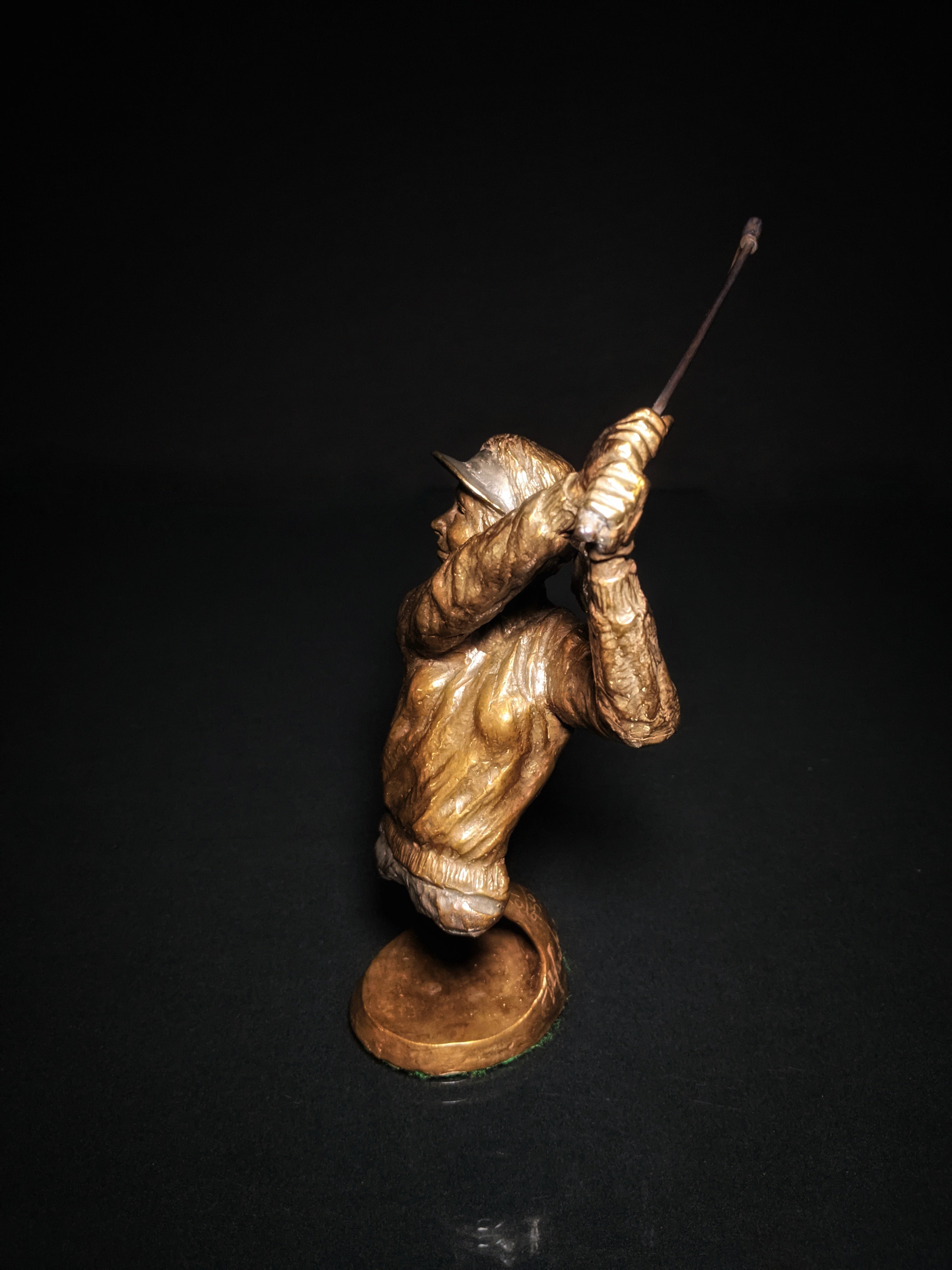 Mark Hopkins Bronze Lady Golfer