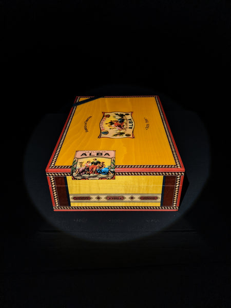 Elie Bleu Alba Gold Yellow  Humidor 110 count