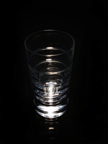 Faberge Clear Crystal Shot Glasses  Set of 4 NIB