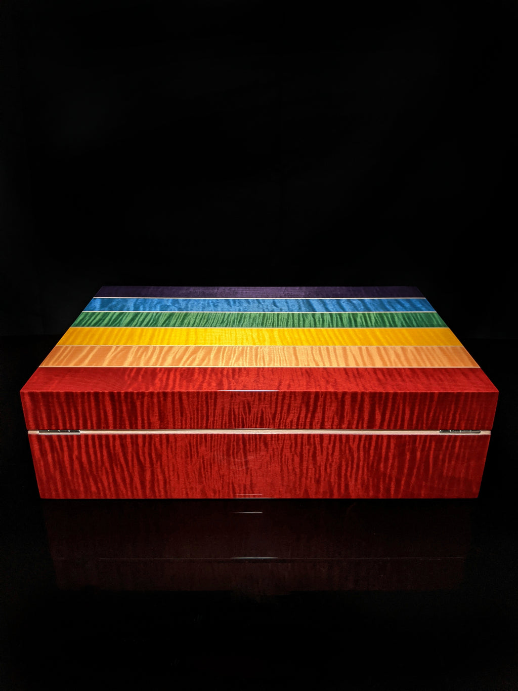 Elie Bleu Rainbow Humidor 110 count  Made in France NIB