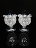 Lalique Crystal Tête de Lion Table Lighter