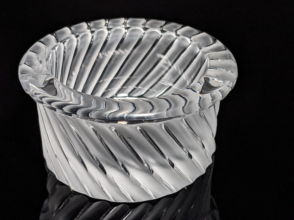 Lalique France Crystal Smyrne Ashtray
