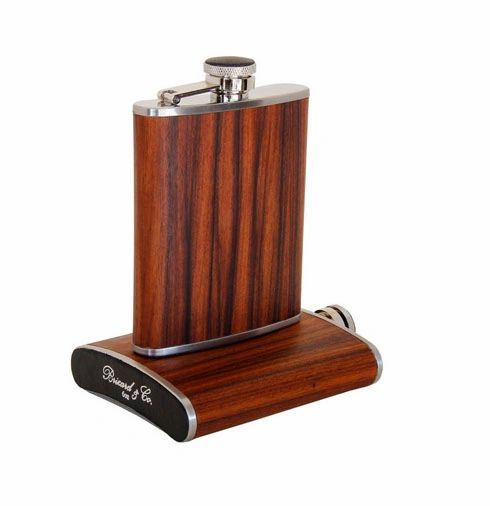 Brizard and Co. The 6 oz Flask - Rosewood