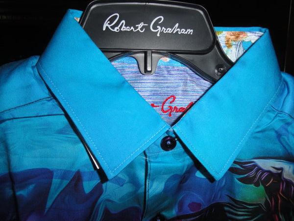 Robert Graham Aberdare Short Sleeve Shirt XLarge Size