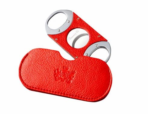 Brizard and Co. The "Double Guillotine" Cigar Cutter - Sunrise Red