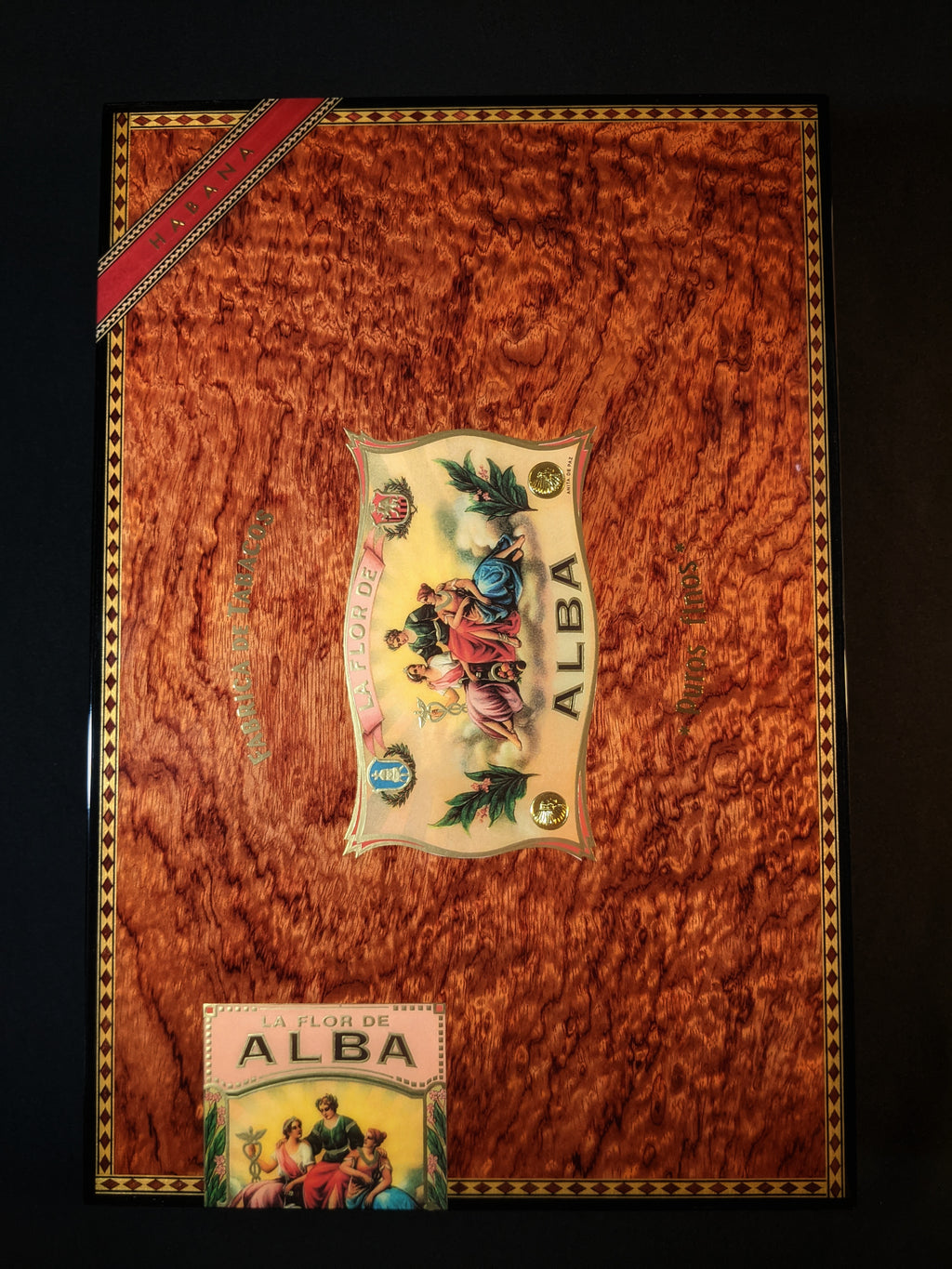 Elie Bleu Alba Bubinga Humidor 110 ct NIB
