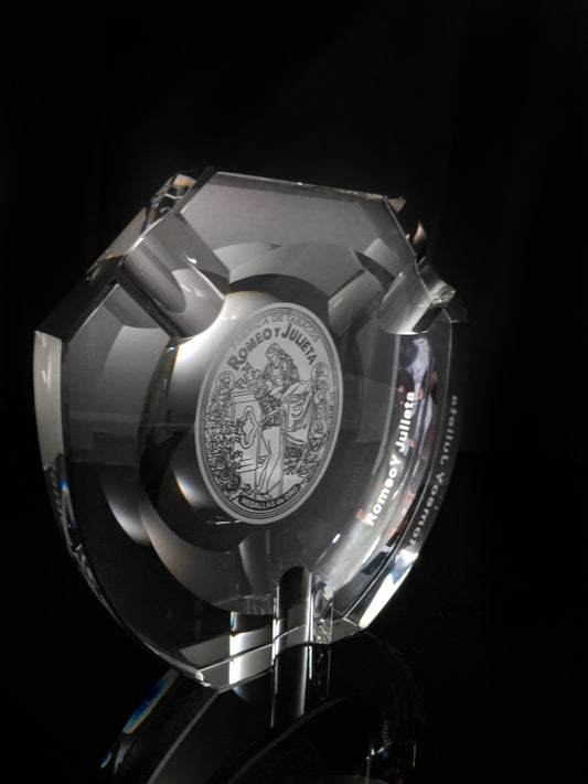 Large Cigar Clear Crystal Ashtray