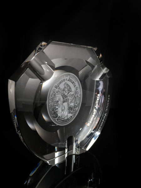 Large Cigar Clear Crystal Ashtray