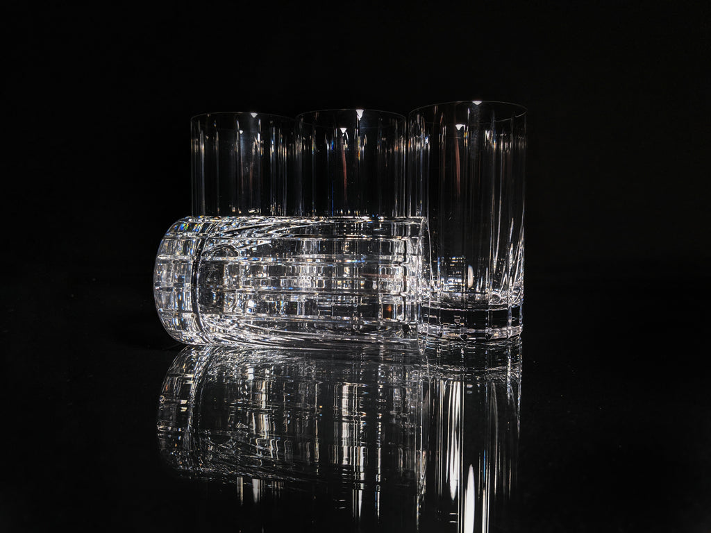 Faberge  Pavillon Highball  Glasses Style # : 441-04-4 Made in Slovenia set of 4
