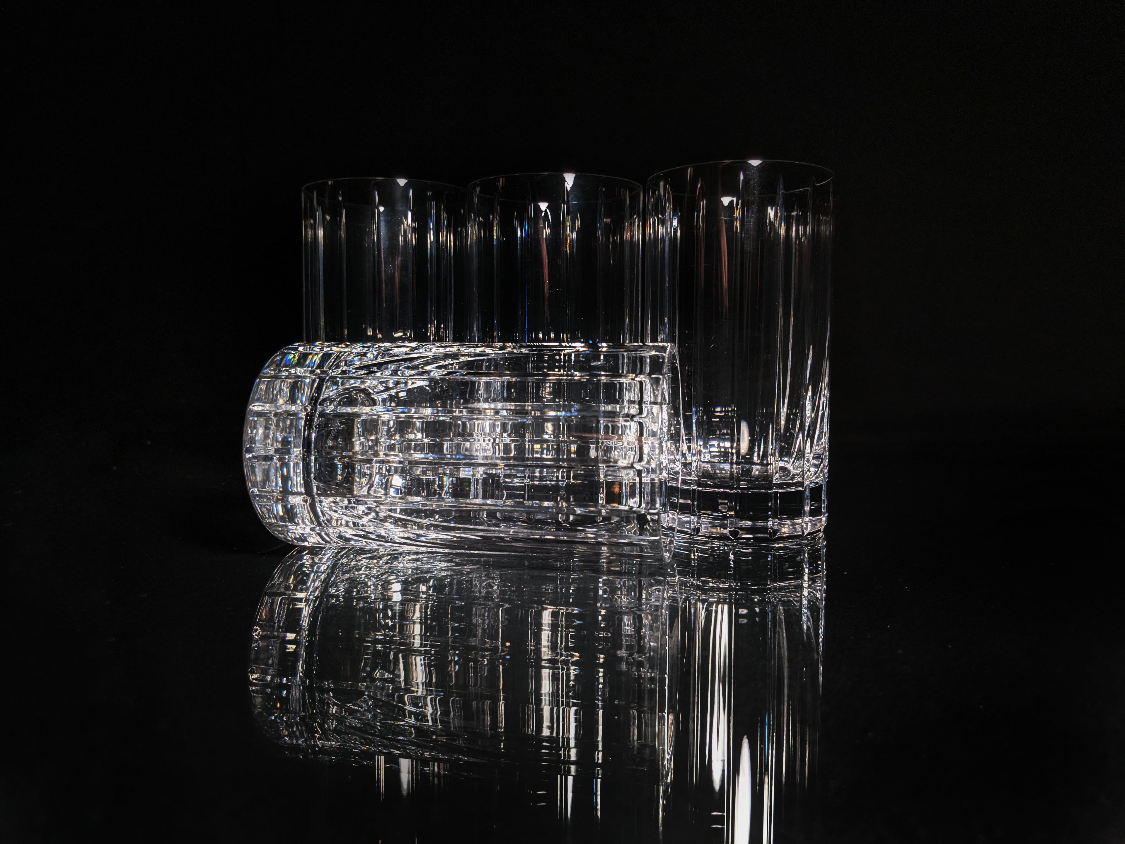 Faberge  Pavillon Highball  Glasses Style # : 441-04-4 Made in Slovenia set of 4