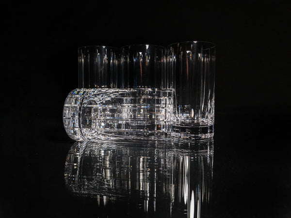 Faberge  Pavillon Highball  Glasses Style # : 441-04-4 Made in Slovenia set of 4