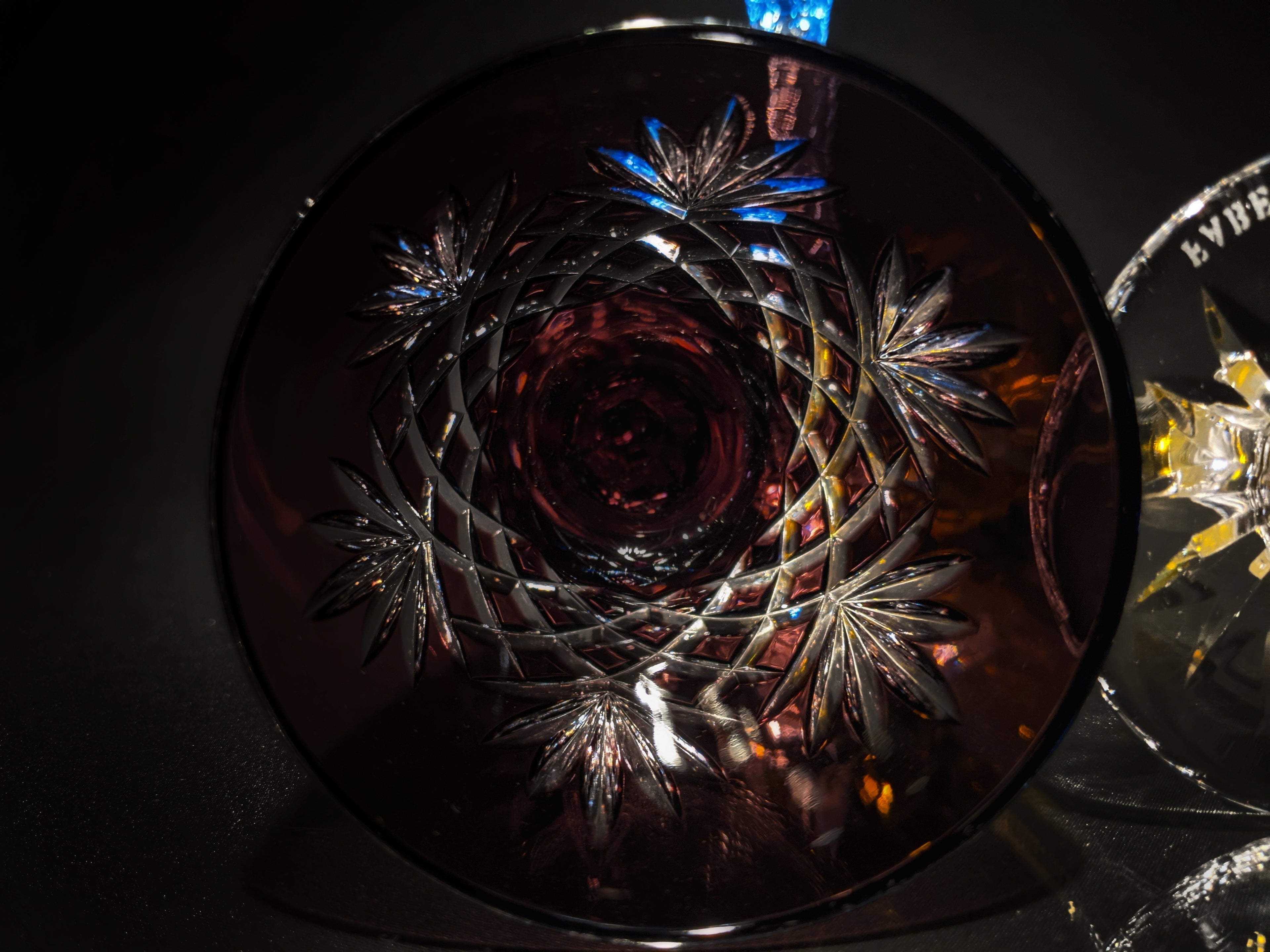 Faberge Odessa Colored Crystal Glasses