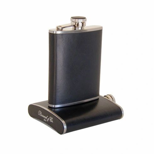Brizard and Co. The  8 oz Flask - Sunrise Black