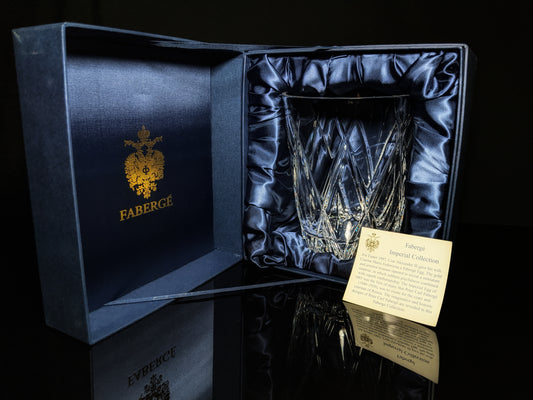 Faberge Triomphe Crystal Ice Bucket NIB