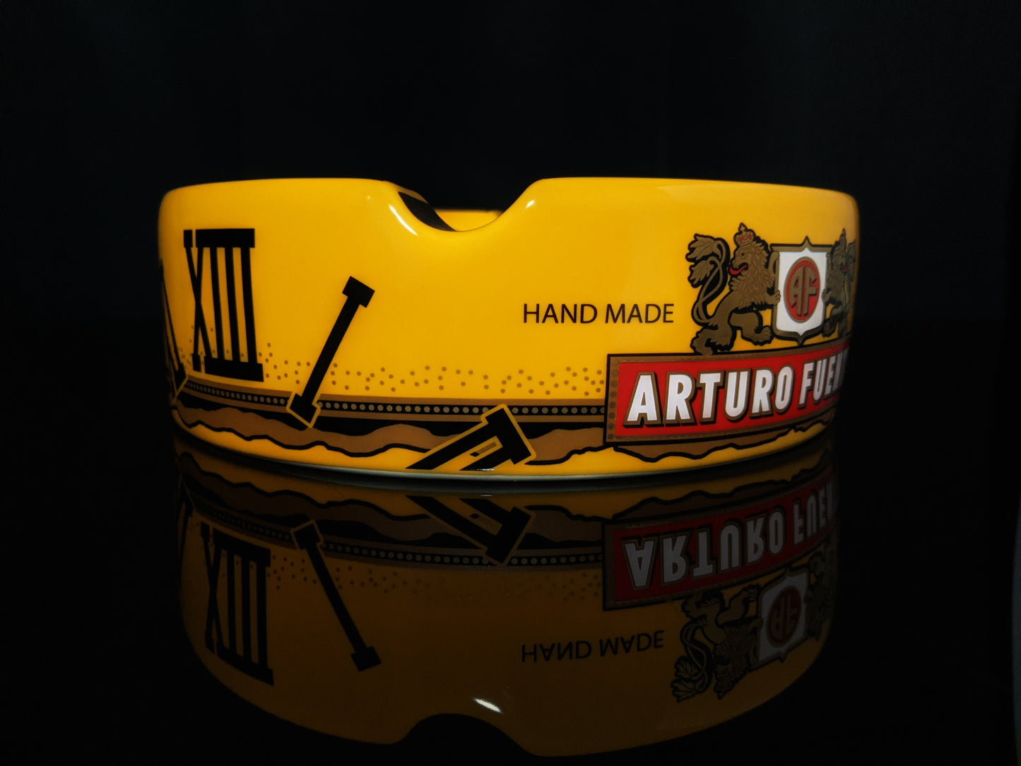 Arturo Fuente Yellow Ceramic Ashtray