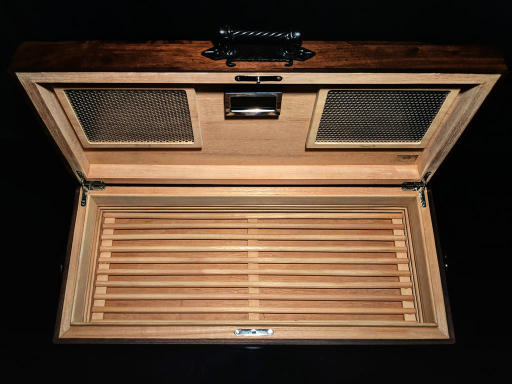 Brizard and Co. Mac Daddy Hacienda Humidor — 26.5" L x 11.5" W x 5.5" H, Made in USA