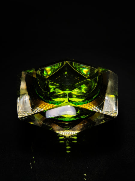Murano Sommerso Crystal Ashtray