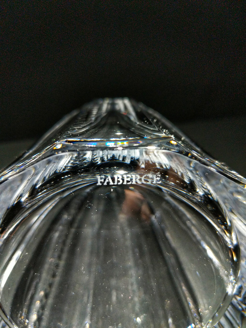 Faberge Crystal Decanter NIB