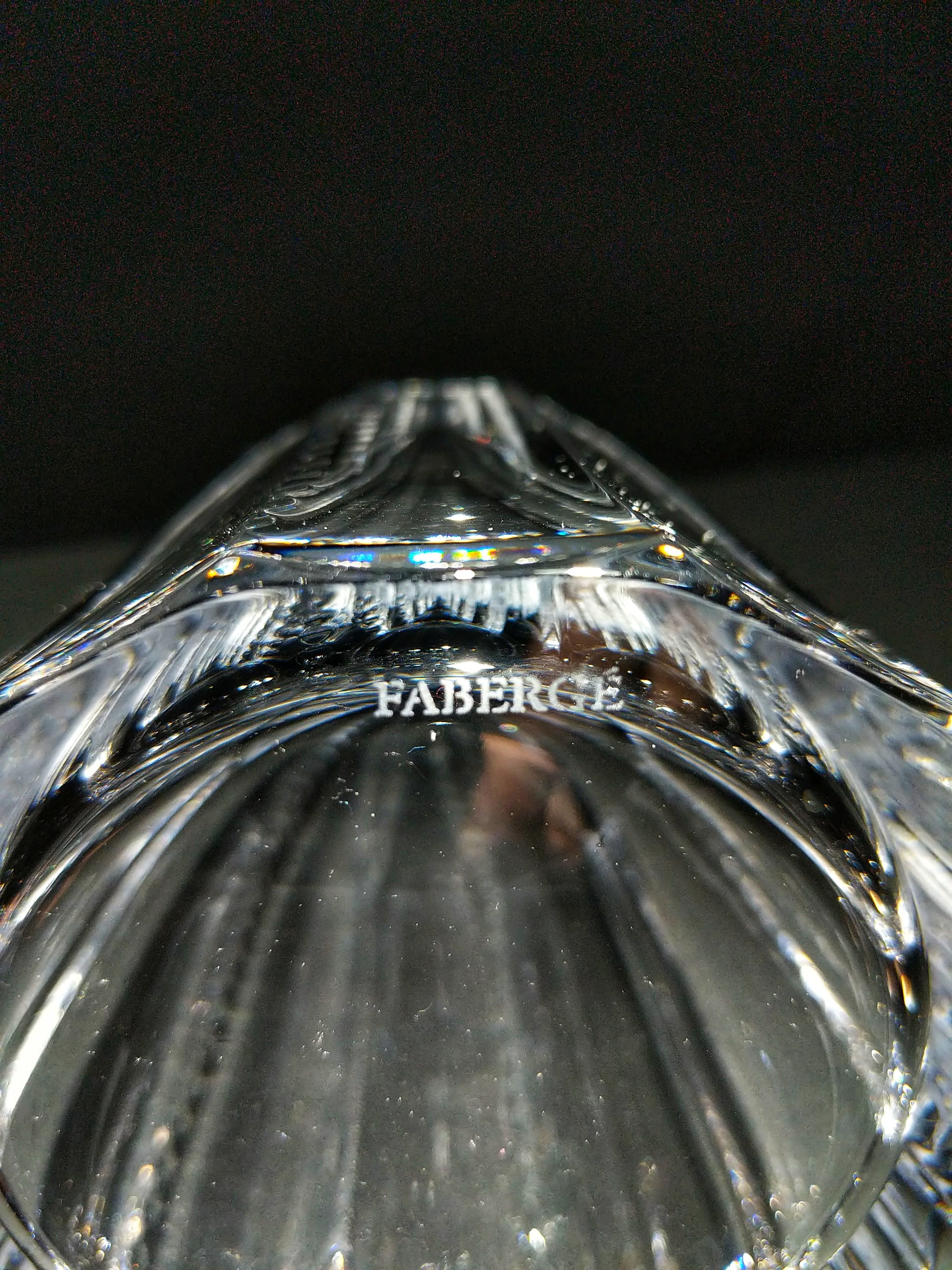 Faberge Crystal Decanter NIB
