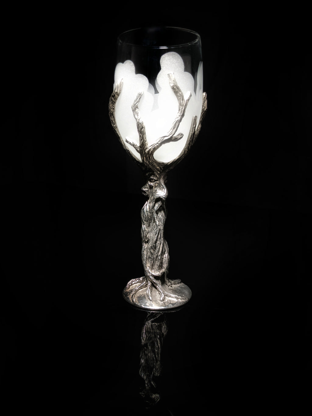 Royal Selangor Lord of Rings " Treebeard " Wine Glass