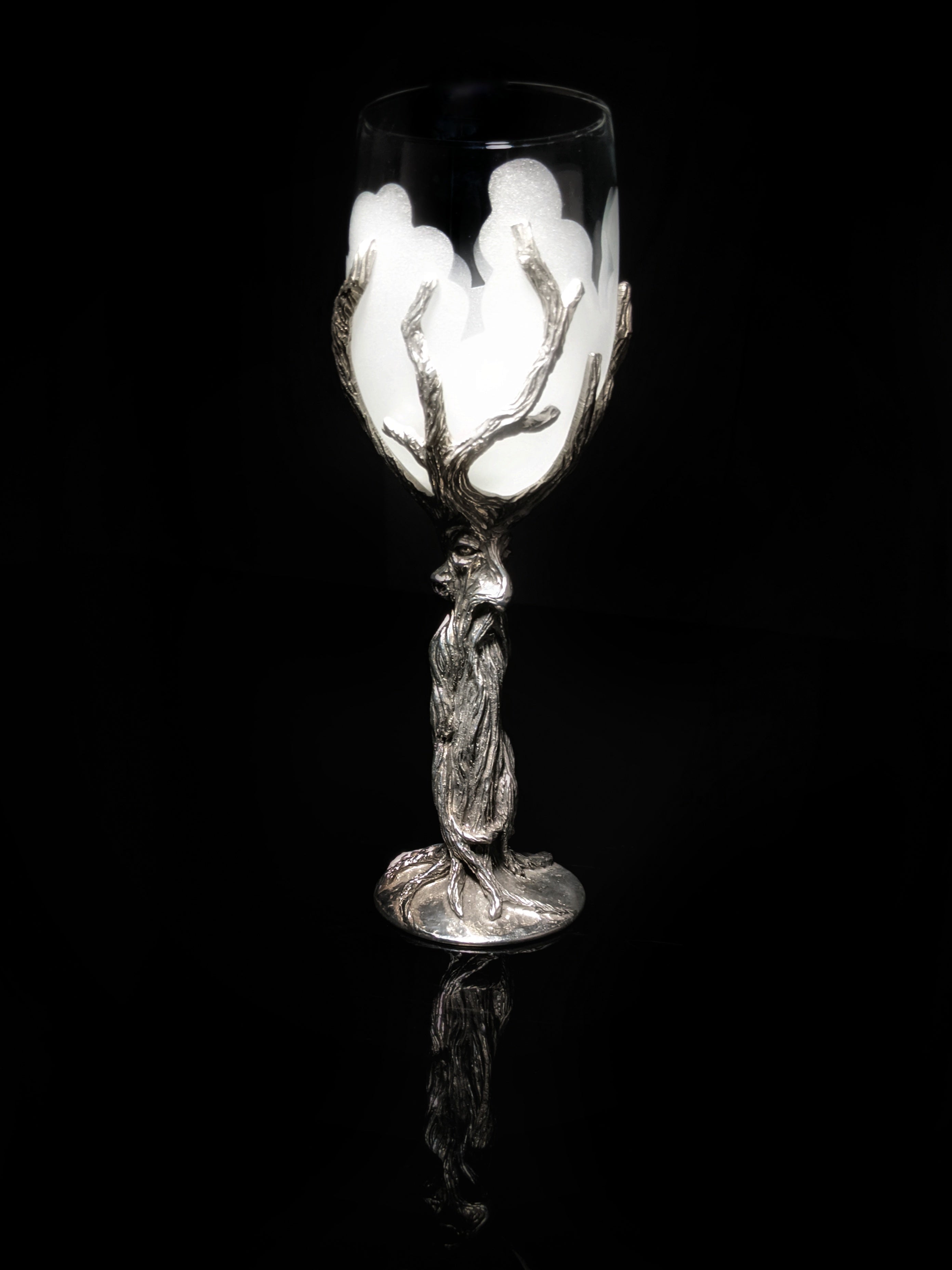 Royal Selangor Lord of Rings " Treebeard " Wine Glass
